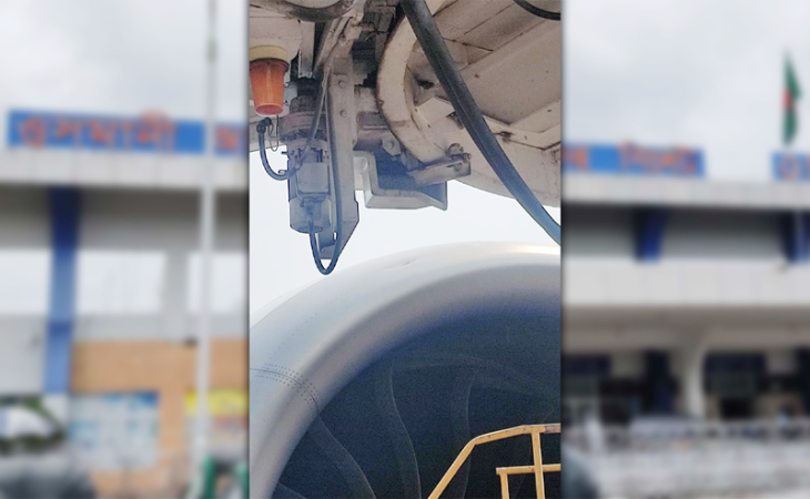 সিলেট বিমানবন্দরে বোর্ডিং ব্রিজে লন্ডনগামী বিমানের ধাক্কা, ফ্লাইট বিলম্বিত