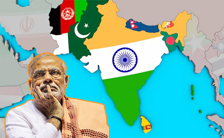 প্রতিবেশীদের ছাড়াই পরাশক্তি হওয়ার উচ্চাভিলাষ ভারতের