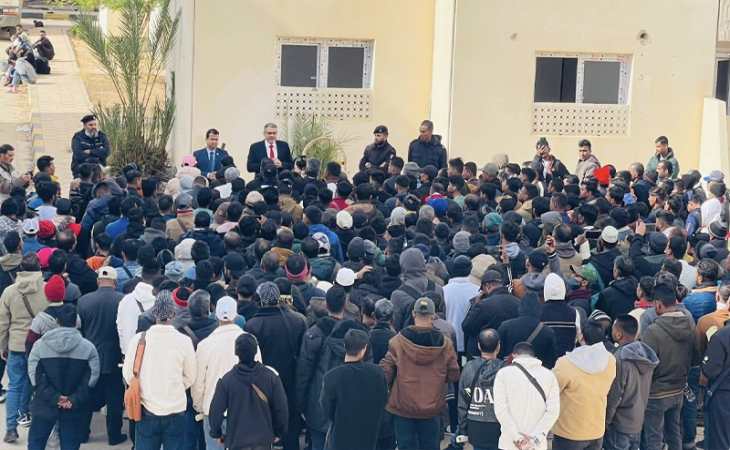 লিবিয়া থেকে দেশে ফিরলেন আরও ৩১০ বাংলাদেশি