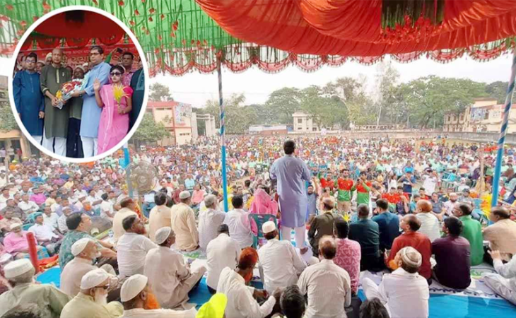 বগুড়ায় জাতীয় পার্টির ৫ হাজার নেতাকর্মীর বিএনপিতে যোগদান