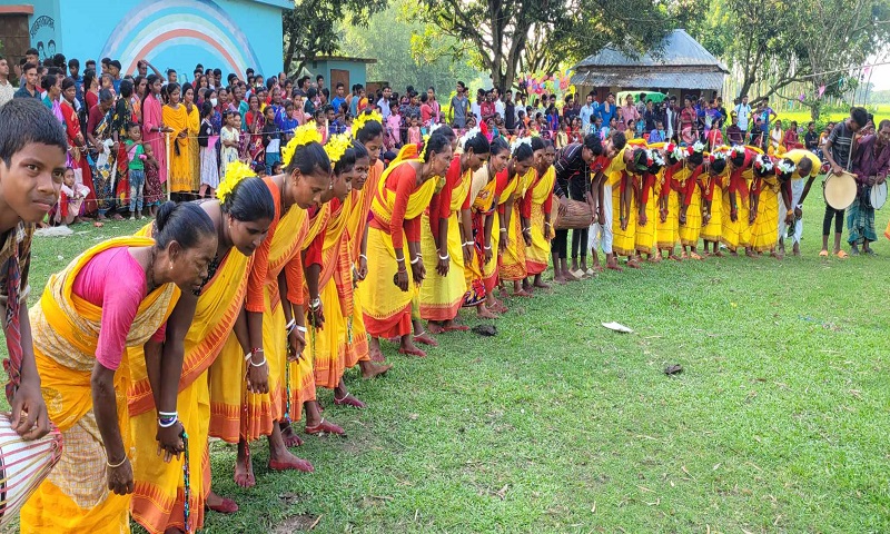 নওগাঁয় ঐতিহ্যবাহী কারাম উৎসব