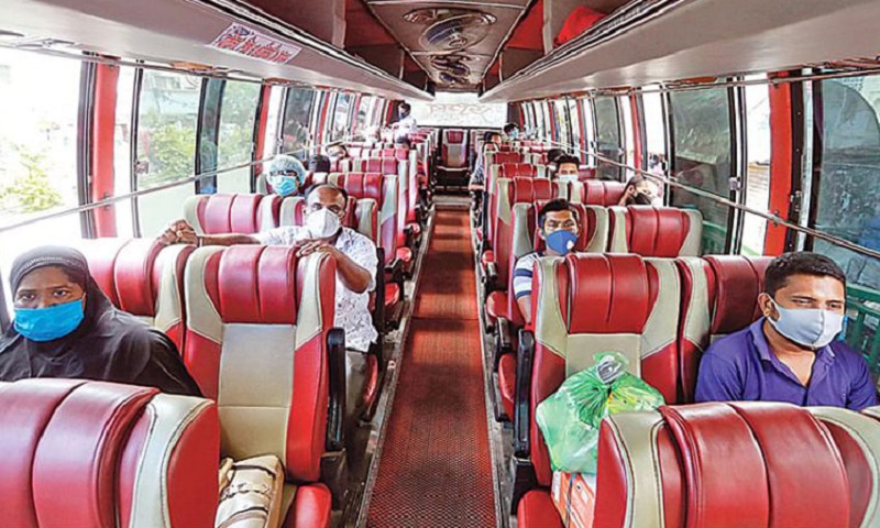 বাস-ট্রেন ও লঞ্চে অর্ধেক যাত্রী বহনের সিদ্ধান্ত