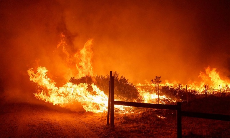 লস অ্যাঞ্জেলেসে ফের দাবানল 